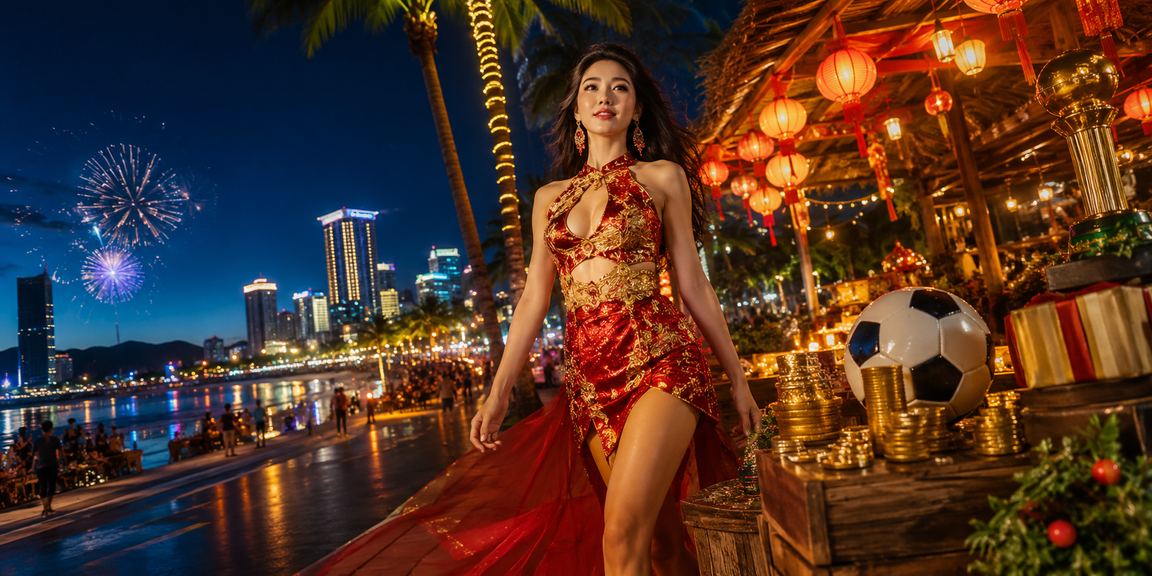 Quán cà phê Nha Trang minh họa thói quen đọc dữ liệu thể thao buổi tối